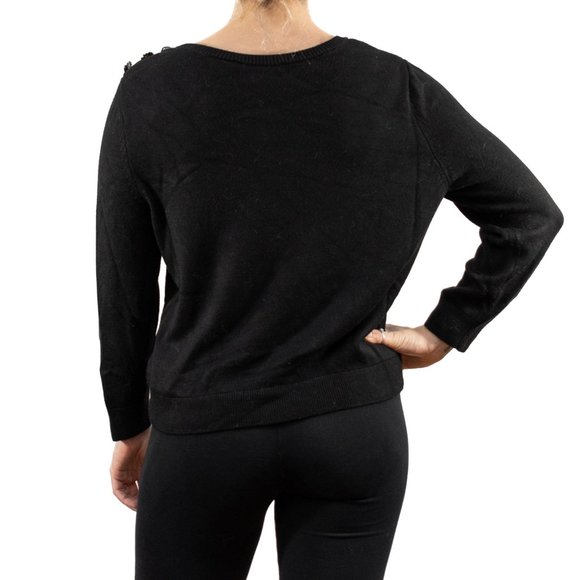 WHBM | Black Blingy Sweater - Picture 3 of 5